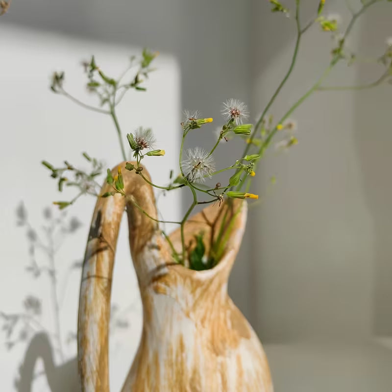 Vaso de cerâmica casa de campo