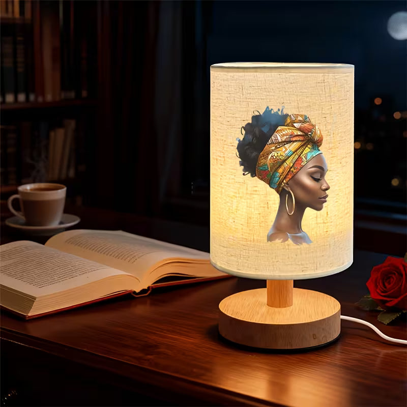 Luminária de mesa minimalista,