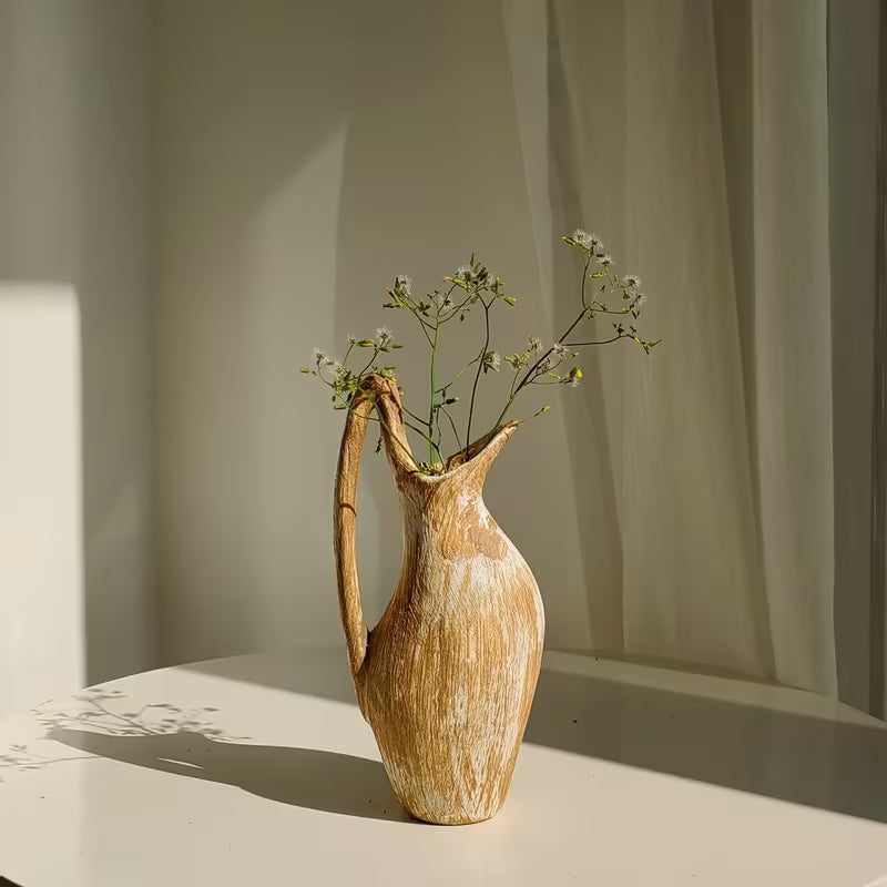 Vaso de cerâmica casa de campo