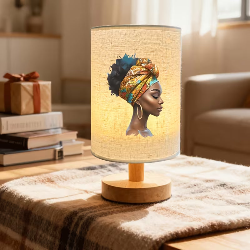 Luminária de mesa minimalista,